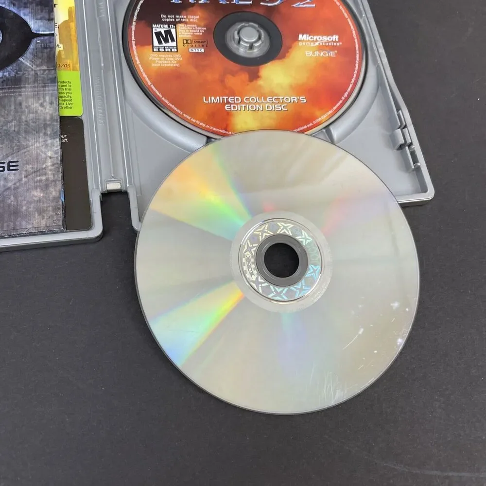 Halo 2: Limited Collector's Edition Microsoft Xbox w/ Manual & Bonus Disc